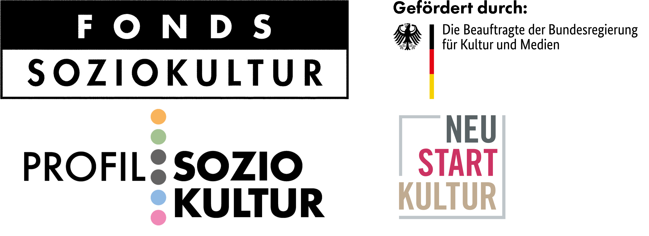Hier stehen die Logos der Förderer